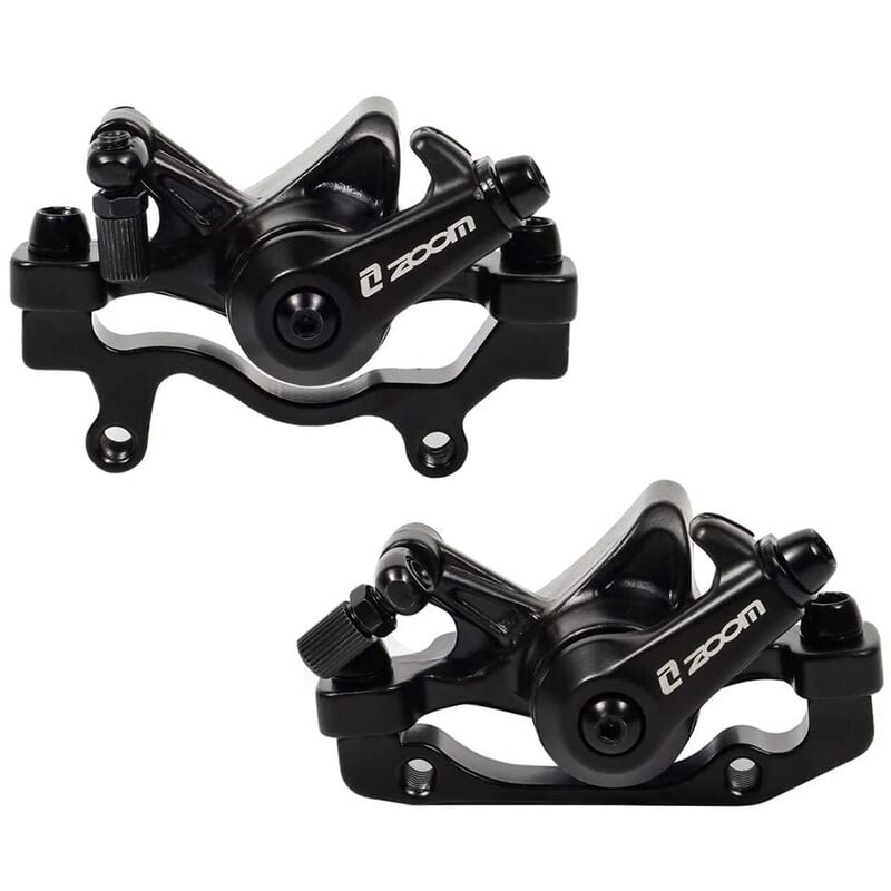 Set 2 Disque mécanique de frein et arrière, avant / arrière, 160/180 mm, noir