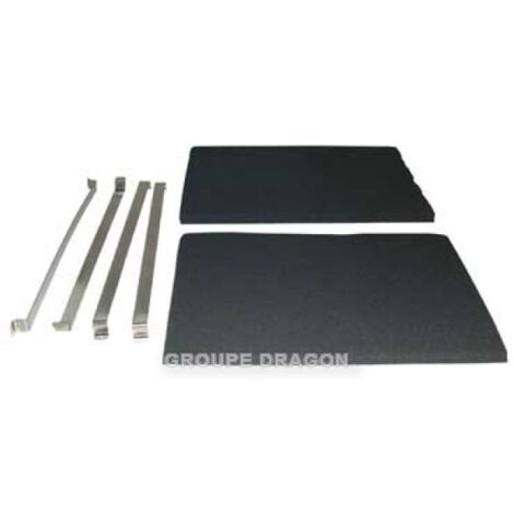Set 2 Filtri carbone (con aste per fissaggio) - Cappa aspirante - SAUTER - 62114