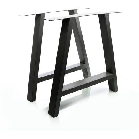 gambe tavolo in ferro quadrato 100x72 - base quadrata per tavoli
