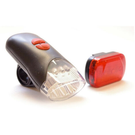 Set 2 Luces Led Bicicleta Accesorios Delanteros Y Traseros -