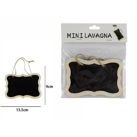 Set 2 Mini Lavagnette En Ardoise Signées Pour être Accrochées