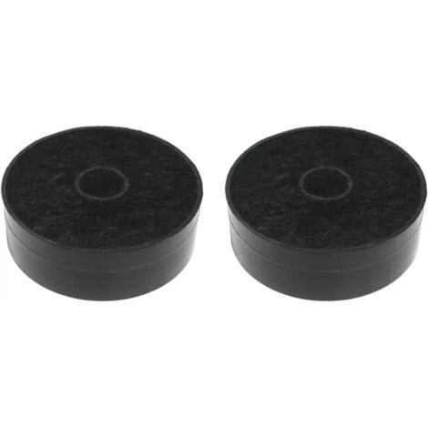 set 2 pezzi filtro a carbone per cappa aspirante faber "f23" nero 12,5 cm