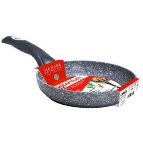 Set 2 Pezzi Padelle Antiaderenti Madame Petra ad Induzione 24 + 28 cm