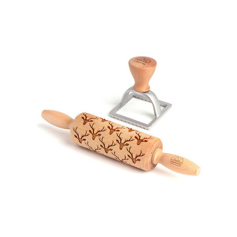 Set 2 pezzi per biscotti natalizi