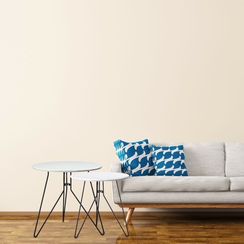relaxdays Tavolino da Salotto 45 x 80 x 40 cm Tavolo da Divano HLP 45x80x40 cm Truciolato con Ripiano Naturale Mobile TV Basso Effetto Legno Carta