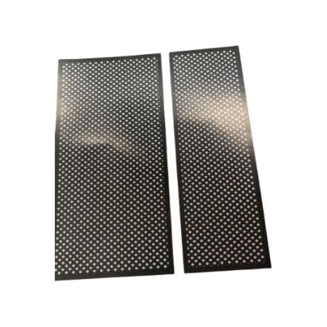 Set 2 Pezzi Traliccio Fisso Privacy con Cornice Verdemax 180x60 cm in Metallo Antracite