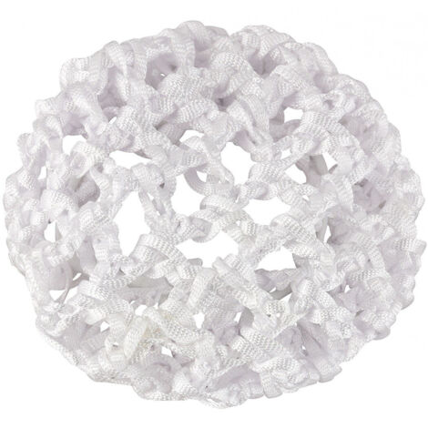 Set 2-piece Net Chignon White Dance Headpiece Women's Hairstyling Accessories