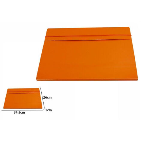Set 2 Pieces Document Folder Spring Case Orange 68207