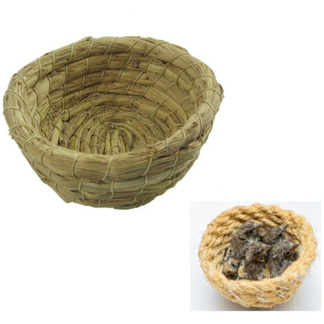 Set 2 Pièces Panier à Nid 10 Cm Rongeurs Oiseaux Hamsters Oiseaux