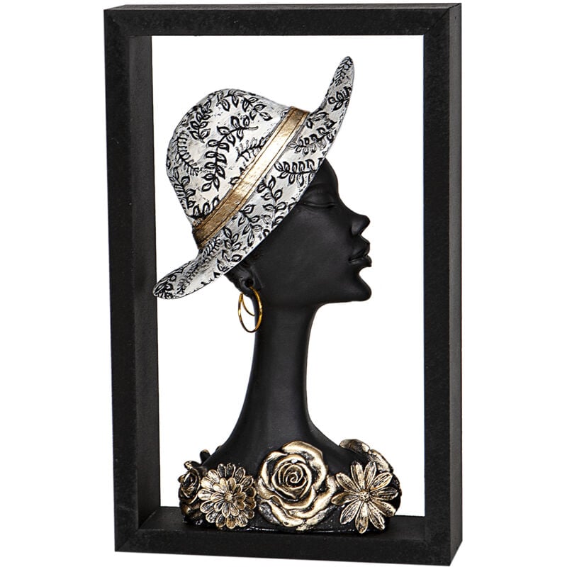 Buste Femme En Résine Dans Cadre Dm