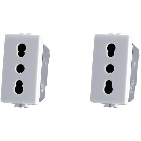 Multipack 12 Prese Bivalente Magic 16A - Prese Bipasso Tipo Italiane 250V - Foto 10