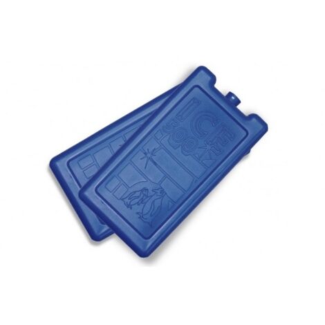 Set 2 pz mattonella ghiaccioli per contenitori borsa termica 2x500 gr frigo mattonelle