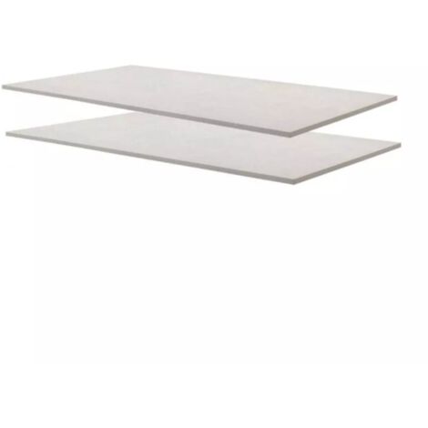 set 2 ripiani per armadio "ghost 150", 71,7x39,1x1,5 cm
