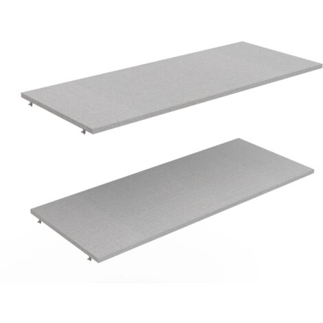 set 2 ripiano per armadio "ghost 200" 95x39,1x3 cm