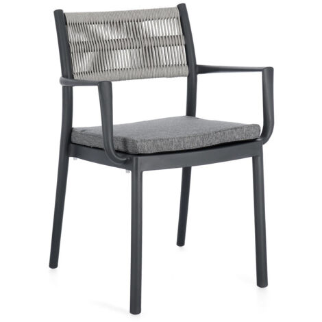 Set 2 Sedia in Polipropilene Ant/grigio chiaro