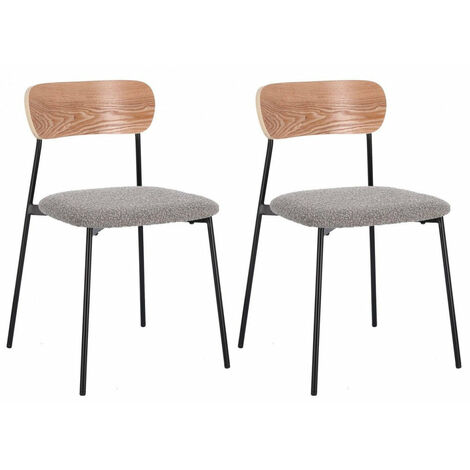Set 2 Sedie 46x49x76,5 cm Genevieve in Poliestere