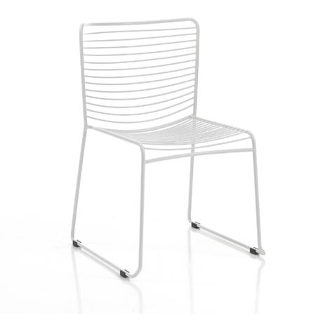 Set 2 sedie da interno / esterno HAZEN WHITE