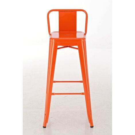 Set 2 Sgabelli Bar in Metallo MASON arancione