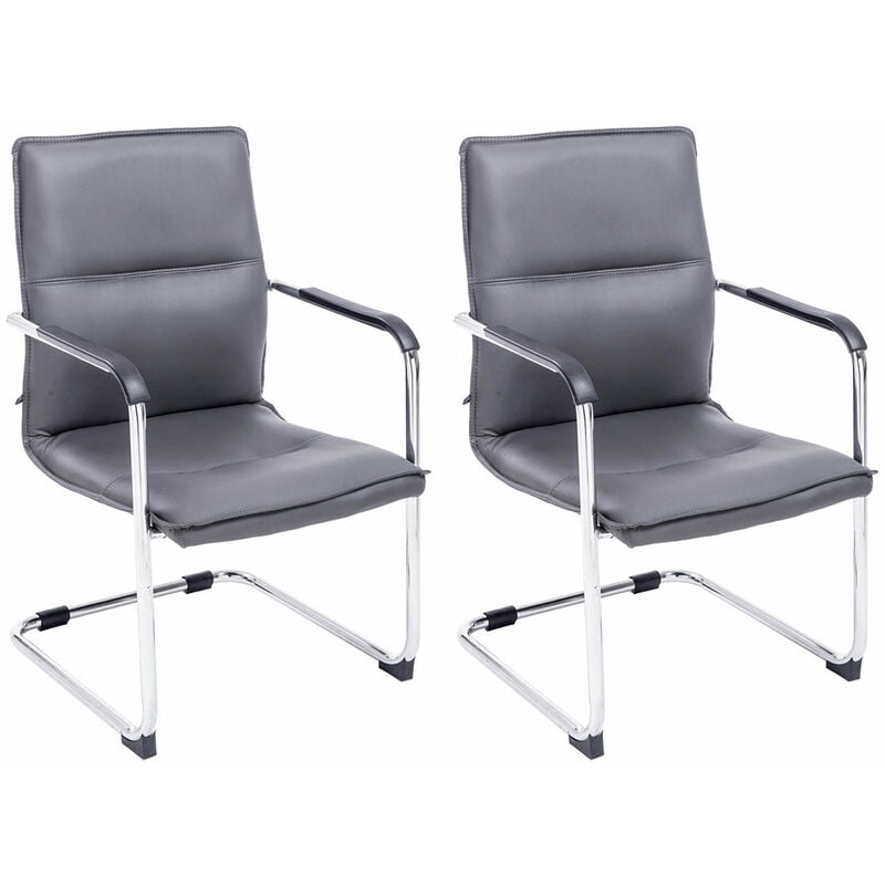 

CLP - Set 2 Sillas De Conferencia Seattle Gris