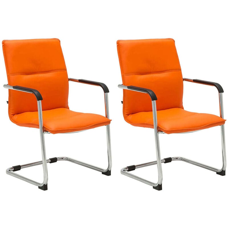 

CLP - Set 2 Sillas De Conferencia Seattle Naranja