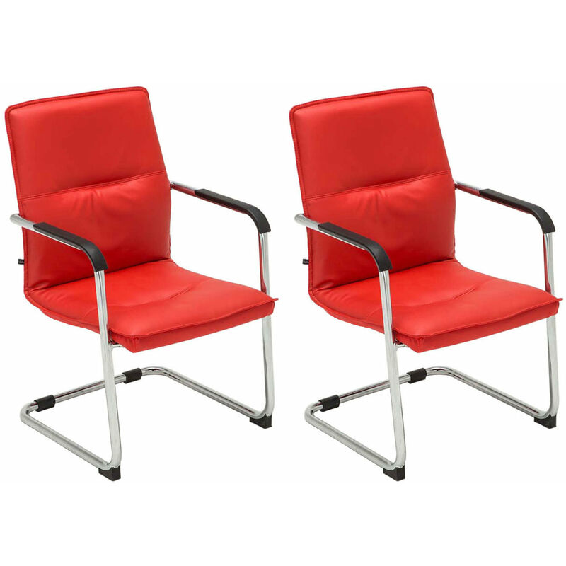 

CLP - Set 2 Sillas De Conferencia Seattle Rojo