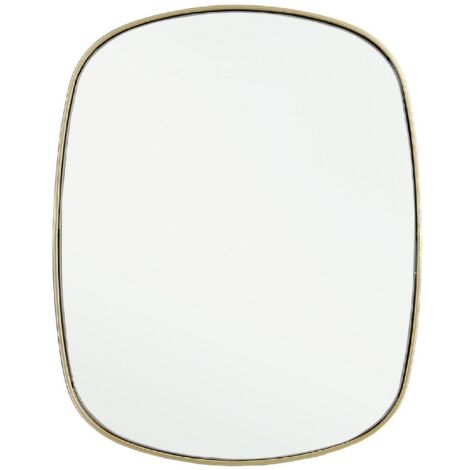 Set 2 Specchi Acciaio Nero Moderni da Interno 40x50 cm - PEREZ