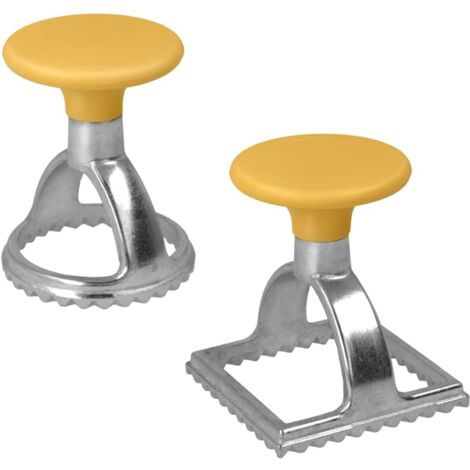 Set 2 stampi per ravioli allum.manico plastica ab - metaltex