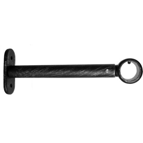 SET 2  SUPPORTI PARETE BASICO NERO-ARGENTO