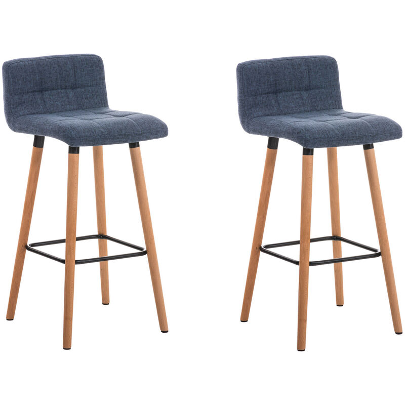 

CLP - Set 2 Taburetes Lincoln en Tela Azul
