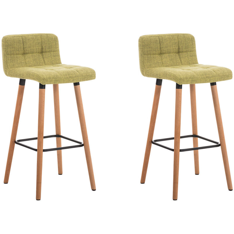 

Set 2 Taburetes Lincoln en Tela Verde