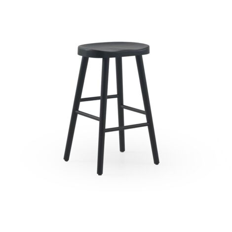Set 2 taburetes madera de toon color negro