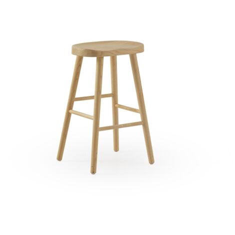 Set 2 taburetes madera de toon natural