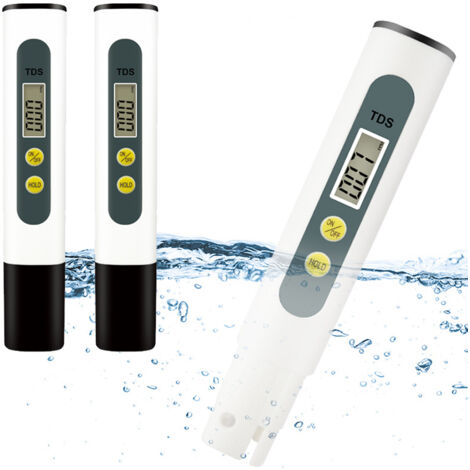 Set 2 Tester TDS LCD – Analisi Acqua, Facile da Usare