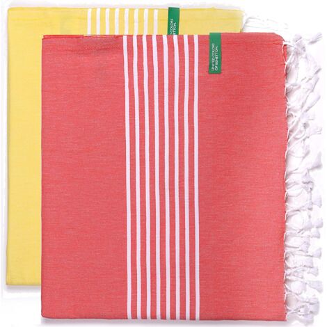SET 2 TOALLAS BENETTON HAMMAN 80X165CM 170GSM 100%ALGODON CASA BENETTON