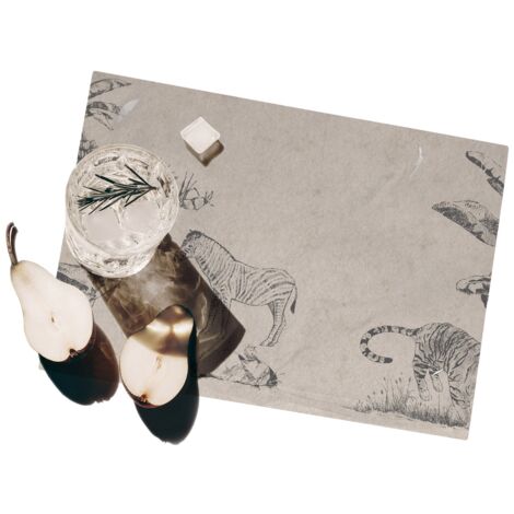 Set 2 tovagliette americane da colazione stile vintage naturale Savana