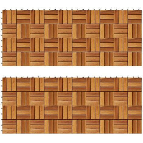 Set 20 baldosas de madera