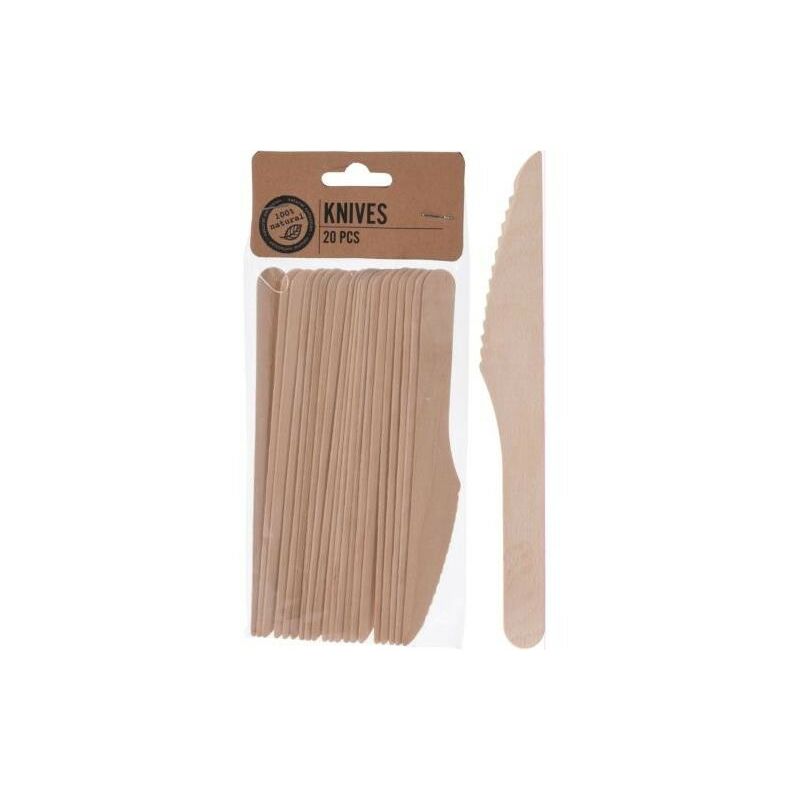 

Set 20 Cuchillos Madera 16Cm