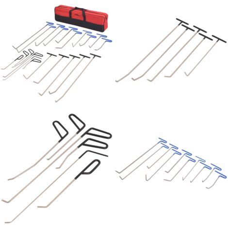 Set 21 pz Rimozione Ammaccature senza Verniciatura Acciaio - Ammaccature auto - Strumenti per auto