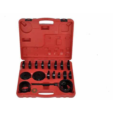 Set 23 pc Extractor Rodamiento de Transmisión de Rueda Delantera y Adaptadores Extracción