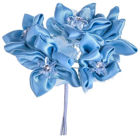 Set 24 Dalia Artificiale 6 Pezzi con Pick Altezza 2.5 cm