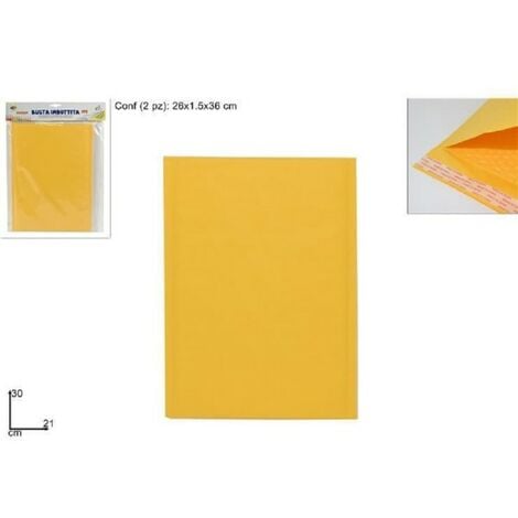5 pcs Enveloppes à coussin d'air A4 (enveloppes à bulles) taille