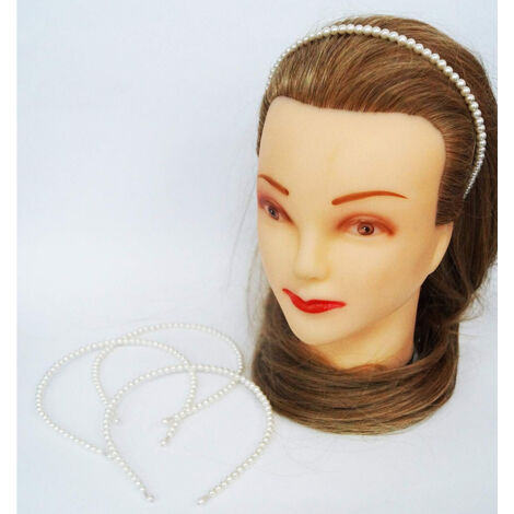 Set 2pcs Headband Beads Small Plastic Hair Clips Accessories