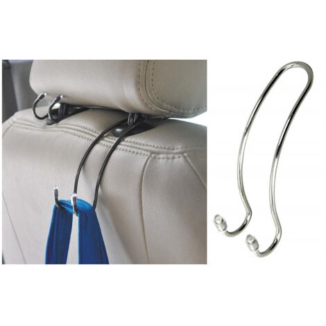 Set 2pz Gants Siège De Voiture Poussette Universelle Metal Support Bagages Poignée Sacs
