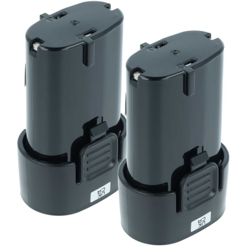 

Set 2x baterías Li-Ion 2000mAh (7.2V) para herramientas TD021D, TD021DS, TD021DSEX, TD021DSW, TD021DZ sustituye Makita 194355-4, 194356-2, BL7010.