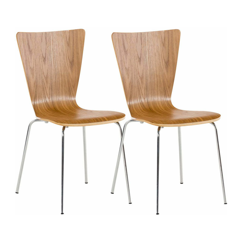 

Set 2x Sillas de Visita Aaron Roble