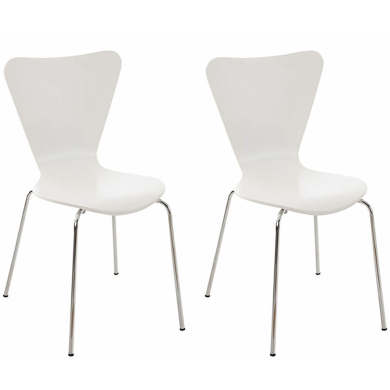 

Set 2x Sillas de Visita Calisto Blanco