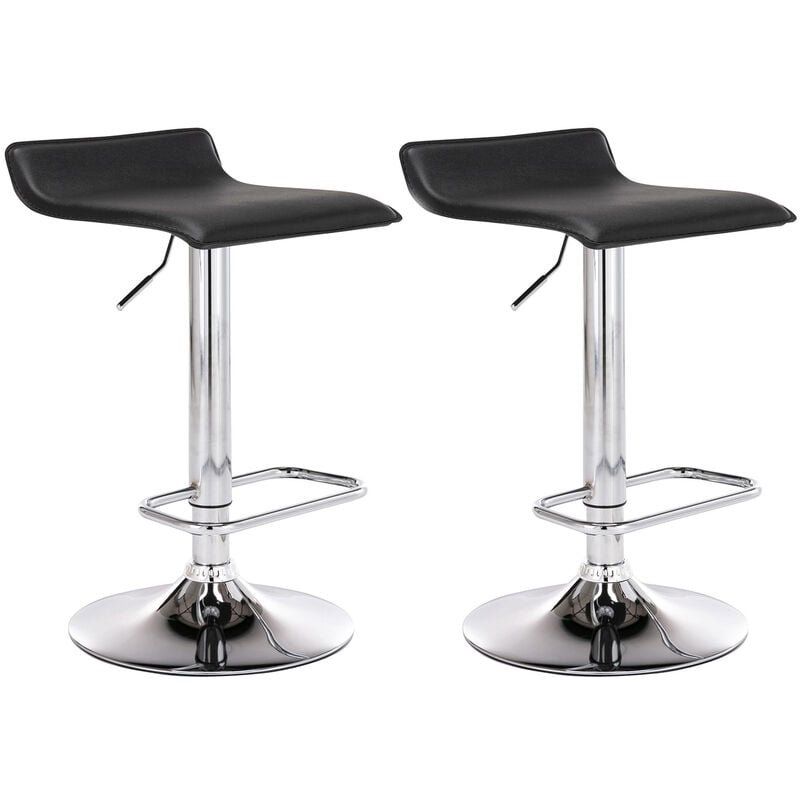 

CLP - Set De 2 Taburetes Dyn en Cuero PU Negro