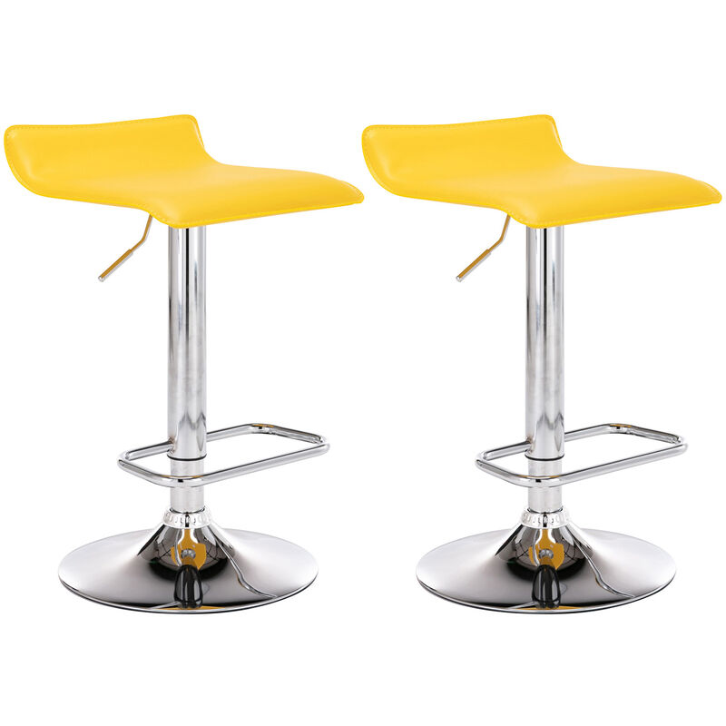 

CLP - Set De 2 Taburetes Dyn en Cuero PU Amarillo