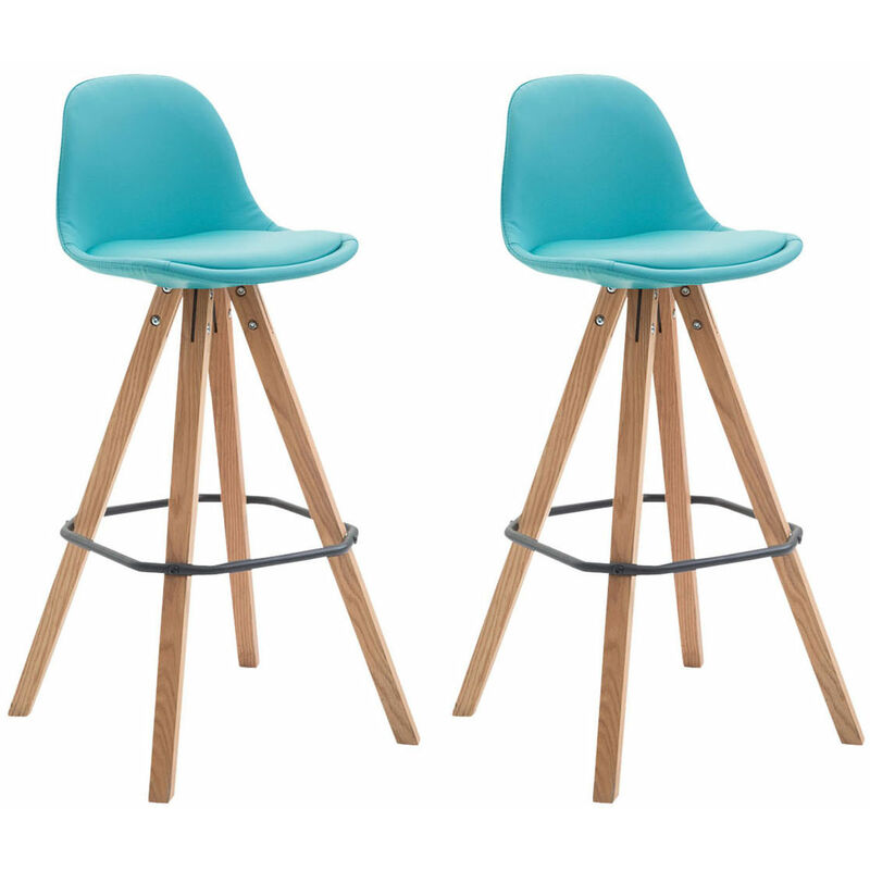 

CLP - Set De 2 Taburetes Franklin Square Azul Natural