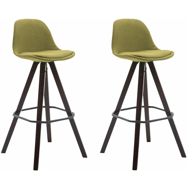 

CLP - Set 2x Taburetes Franklin Square en Tela Verde Cappuccino (roble)